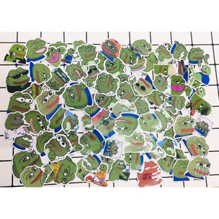 Sticker ếch xanh pepe meme ( 20k/25k,random hình)