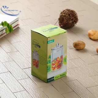 LỌ THỦY TINH LỤC GIÁC 900ML