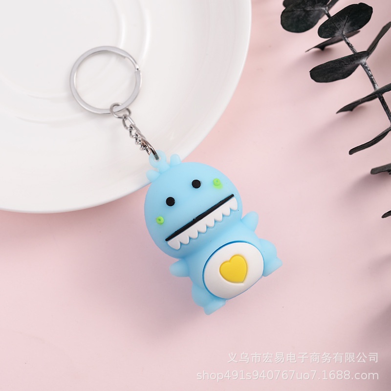 Móc khóa cute - móc khóa nhiều hình dễ thương Chú khủng long dễ thương móc khóa rẻ đẹp