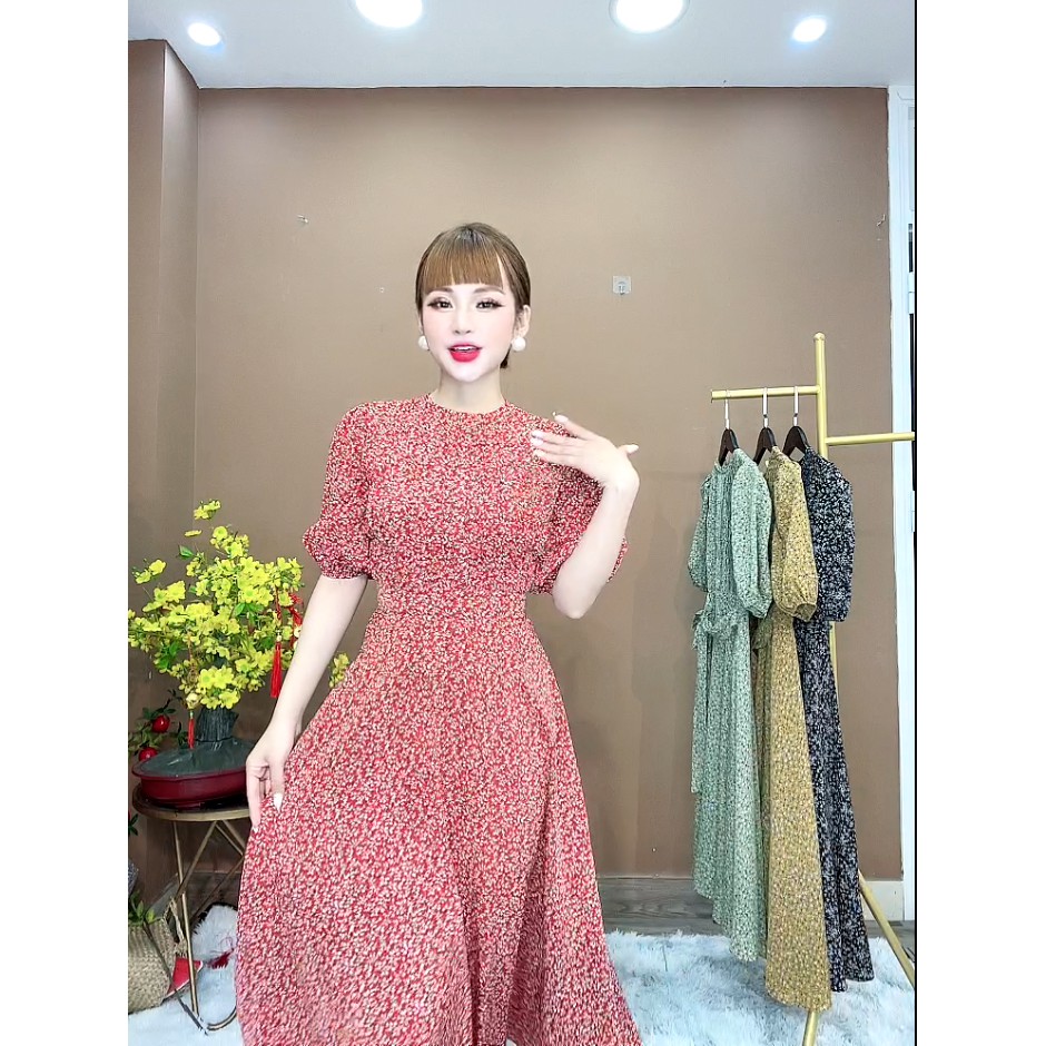 [Mã SKAMA06 giảm 8% tối đa 50K đơn 250K] Monoco- Váy hoa xếp ly ngực- 8329 | BigBuy360 - bigbuy360.vn