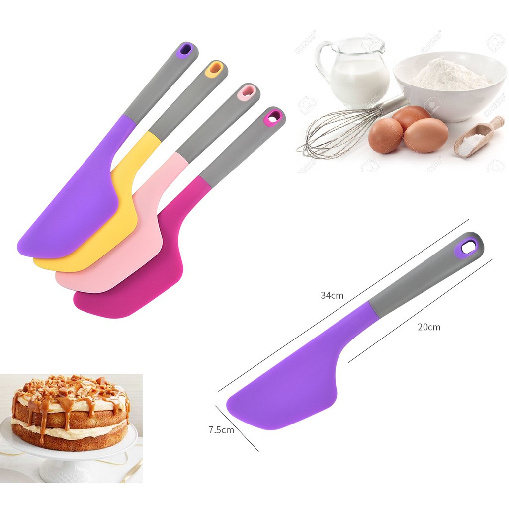 Spatula Siêu To, Đẹp &amp; Chắc, chuyên dùng để vét bột &amp; sên nhân