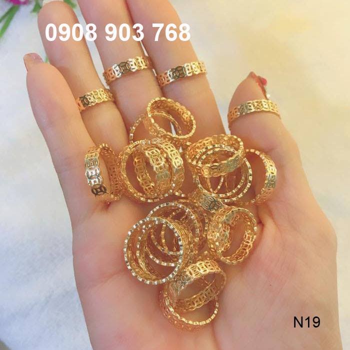 Nhẫn kim tiền bảo hành trọn đời ko bay màu!!!