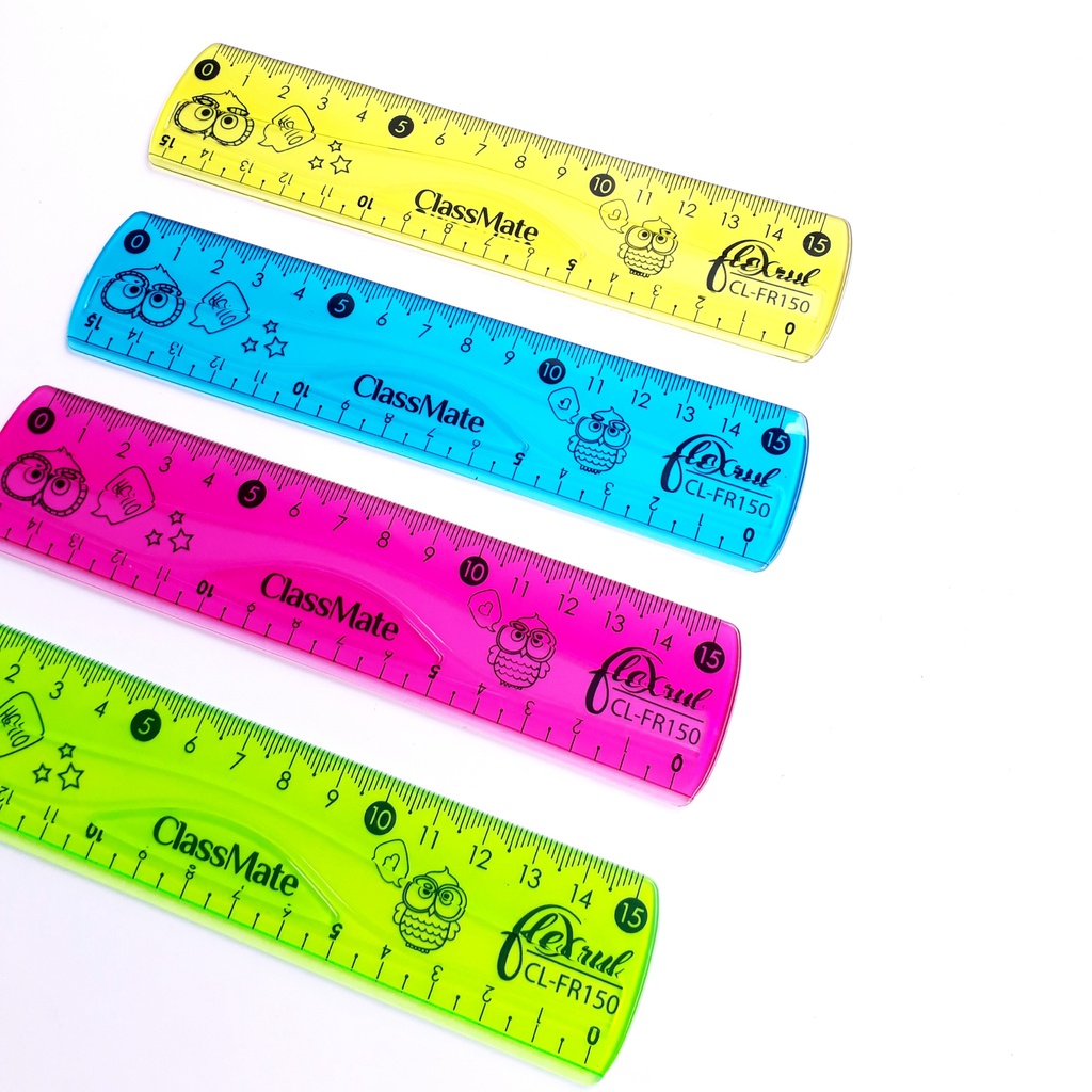 Thước Dẻo CLASSMATE Chất Liệu Nhựa Dẻo Cao Cấp CL-FR150/FR200/FR300