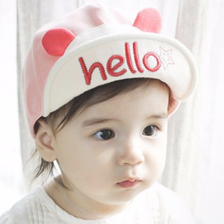 Mũ Lưỡi Trai Cho Bé In Chữ Hello