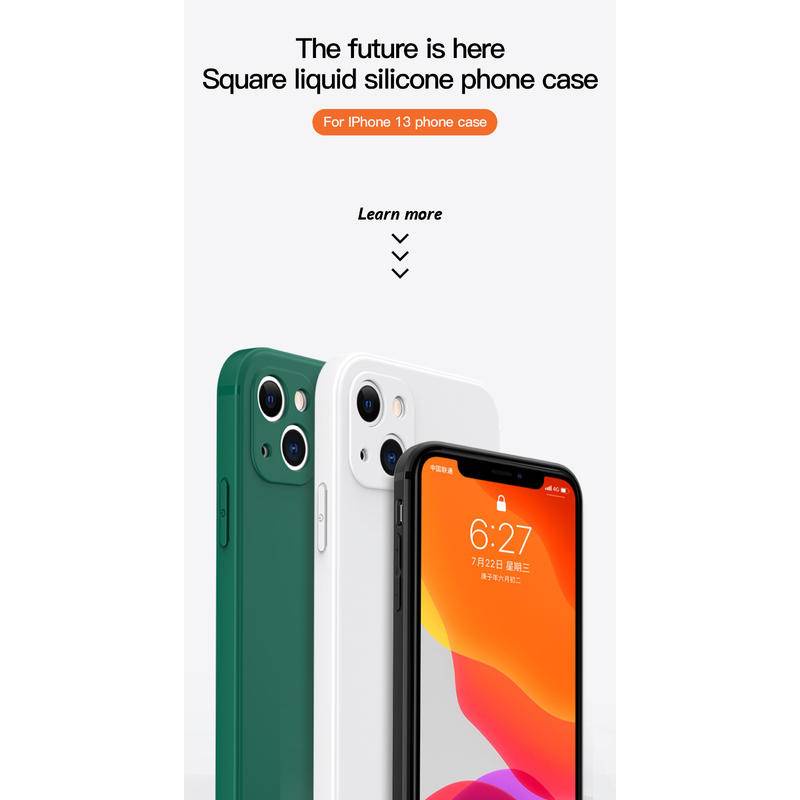 Ốp điện thoại silicon dẻo mỏng nhẹ chống sốc sang trọng thích hợp cho IPHONE12 13 PRO MAX MINI IPHONE12 IPHONE13 M3C