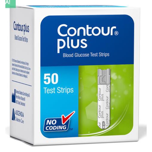 Que thử đường huyết CONTOUR PLUS (25/50 que)