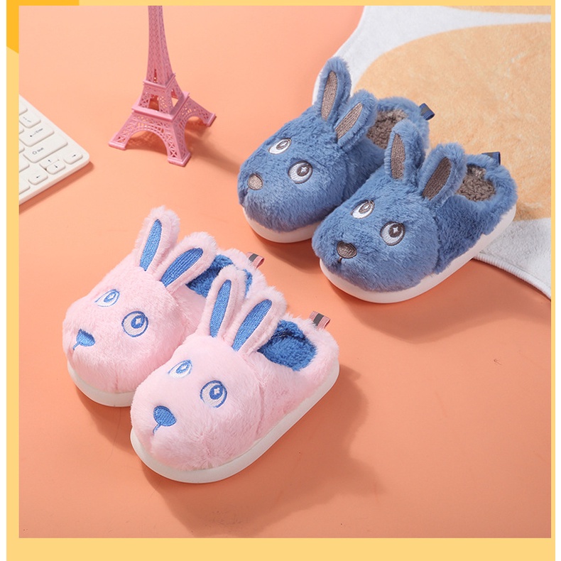 (TH32) Dép Bông Đi Trong Nhà Cho Bé, Dép Mùa Đông Trẻ Em