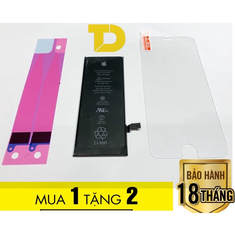 MUA 1 TẶNG 2 - Pin zin chính hãng iPhone 6 BH 18 tháng