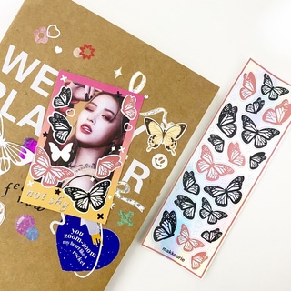 Hình dán bươm bướm Holographic cắt sẵn