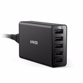 Sạc ANKER PowerPort 5 cổng 40w có PowerIQ (Đen)