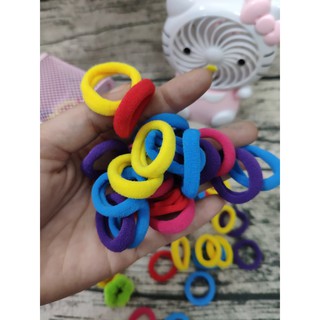 set 100 chun tóc sắc màu trẻ em