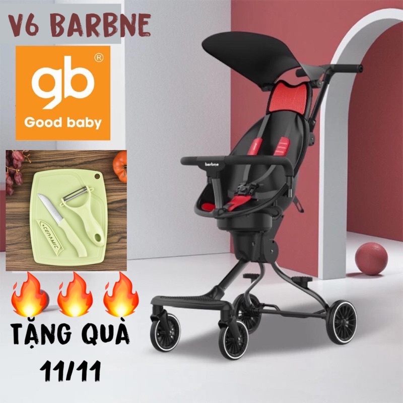 Xe đẩy trẻ em V6 CHÍNH HÃNG Barbne