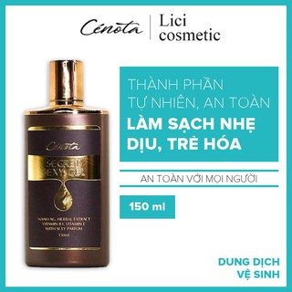 Dung dịch vệ sinh phụ nữ Cénota 150ml, dung dịch vệ sinh làm hồng mịn se khít vùng kín