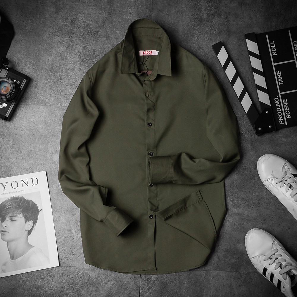 Áo sơ mi nam dài tay 4Lucky- 523, chất kate ít nhăn, form đẹp | BigBuy360 - bigbuy360.vn