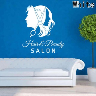 Sticker dán tường dùng để trang trí salon làm tóc