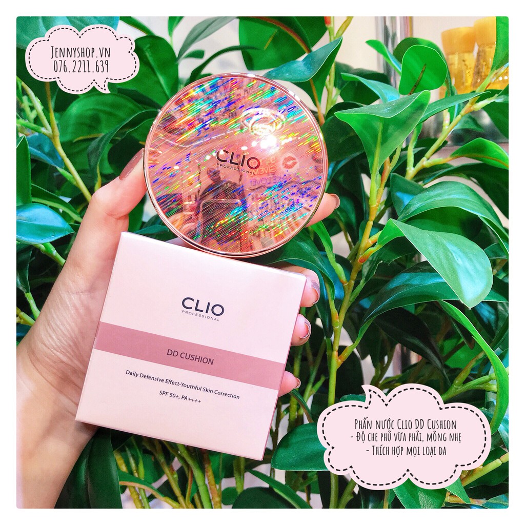 PHẤN NƯỚC CLIO DD CUSHION DAILY DEFENSIVE EFFECT-YOUTHFUL SKIN CORRECTION SPF50 PA++++ | BigBuy360 - bigbuy360.vn