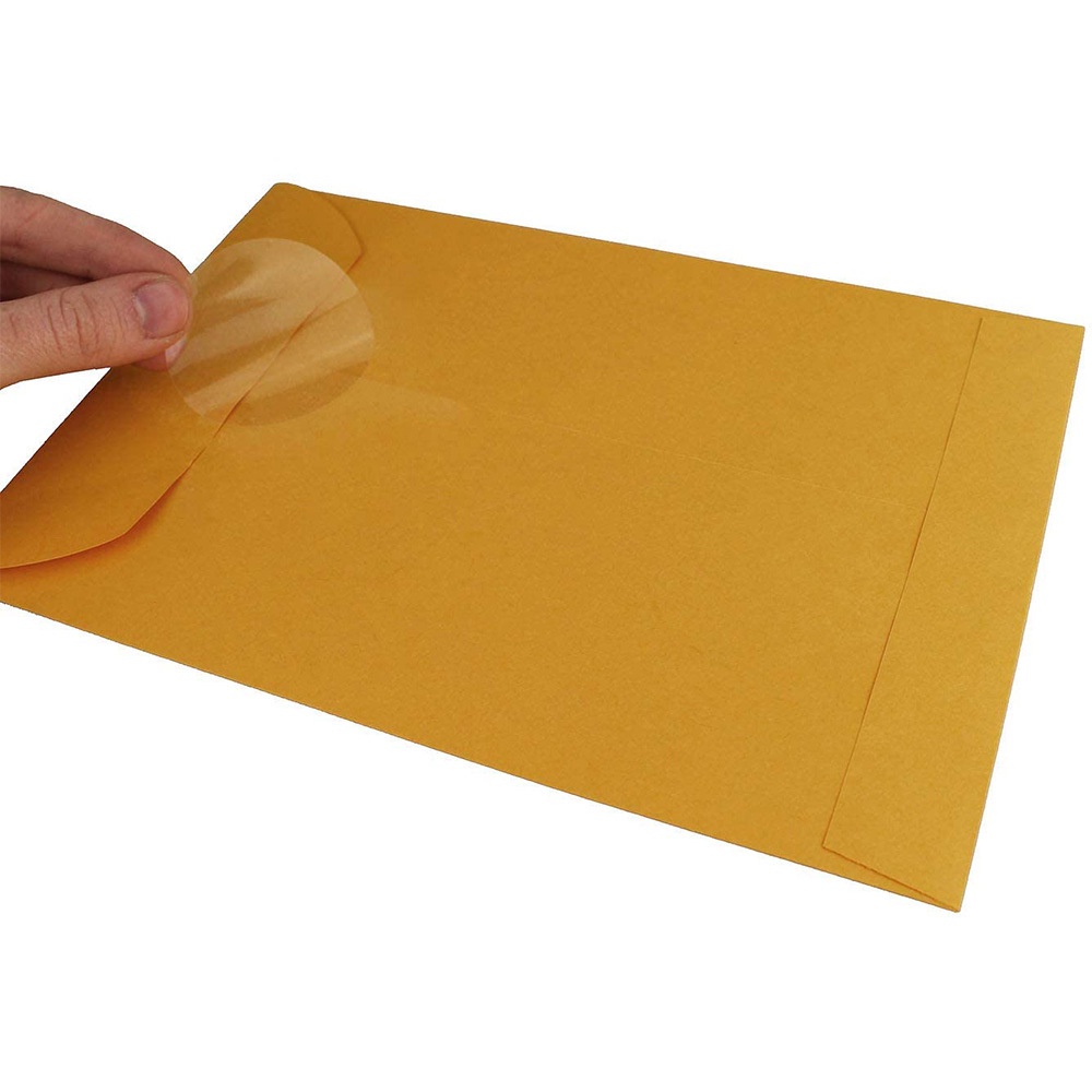 400 tem 3cm tem dán niêm phong sản phẩm chất liệu decal trong suốt chống nước cao cấp - khonggianinan