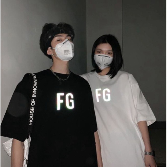 ÁO THUN, ÁO PHÔNG TAY LỠ UNISEX FORM RỘNG OVERSIZE FG PHẢN QUANG M59 KL SHOP 6666SHOP