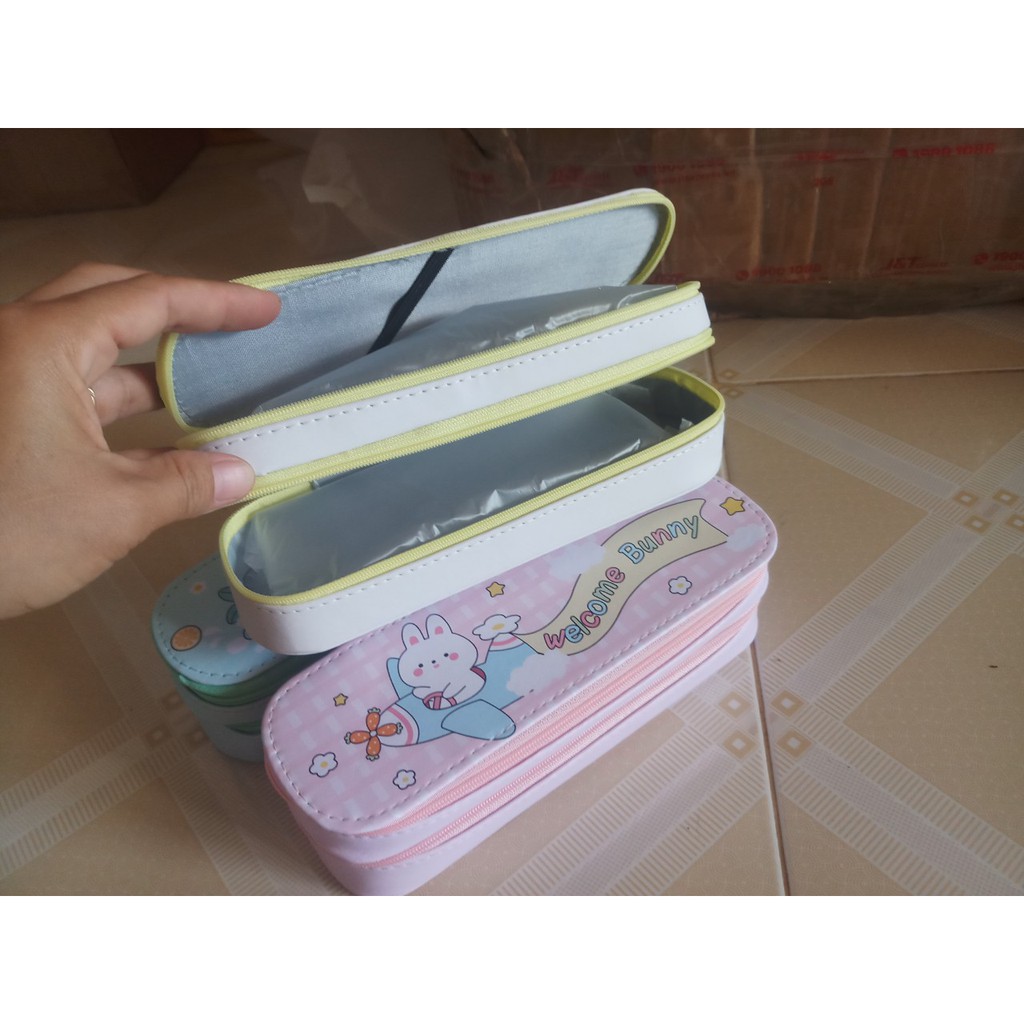 HỘP BÚT HAI TẦNG, HÀNG CAO CẤP, CHUẨN ĐẸP