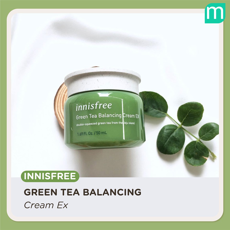 Kem Dưỡng Innisfree Green Tea Balancing Cream EX 50ML