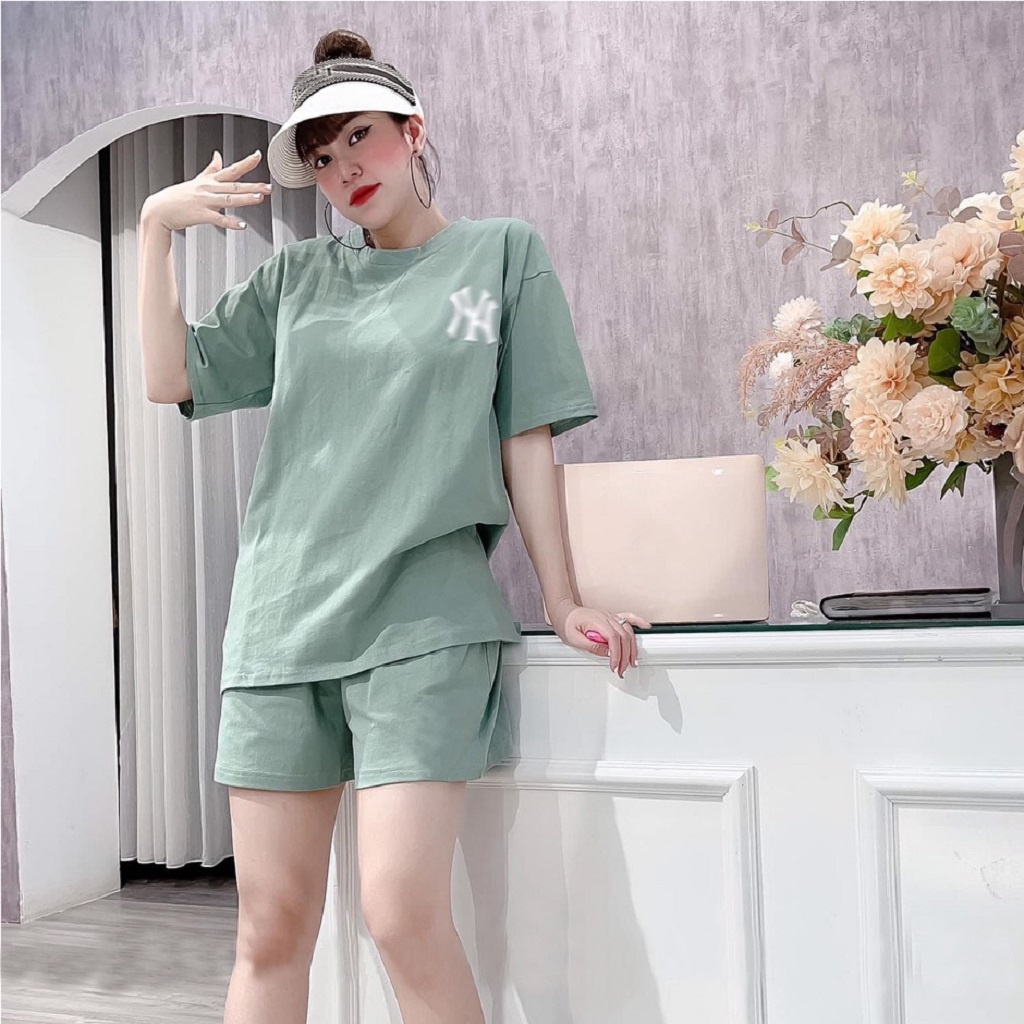 Bộ mặc nhà nữ mùa hè , đồ bộ bigsize chất cotton Gemmy House NY1