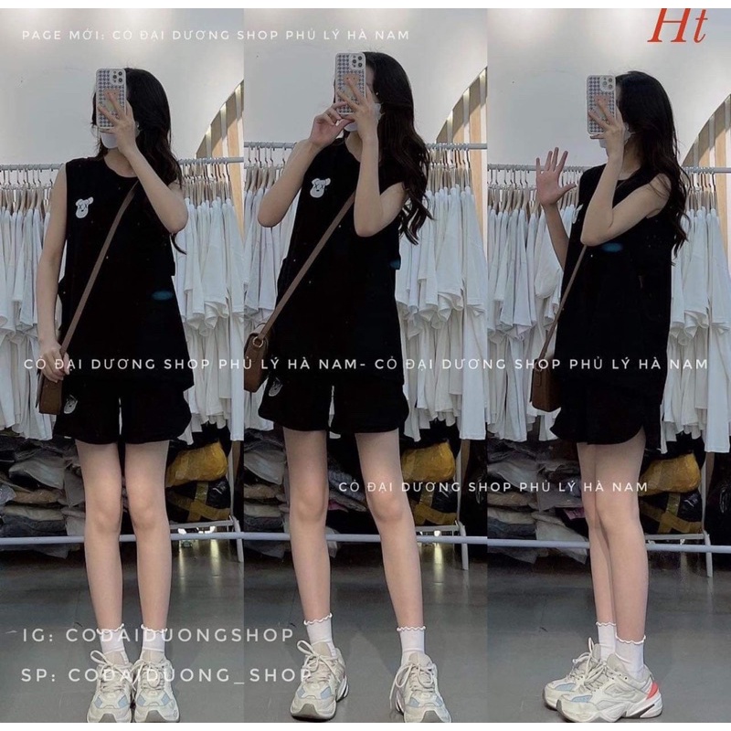 Bộ tanktop gấu XX H2B855