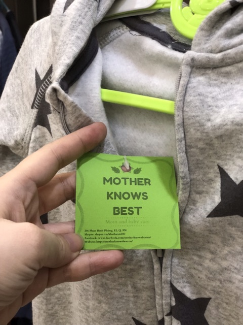 Sleep suit nỉ nhung H&M cho bé
