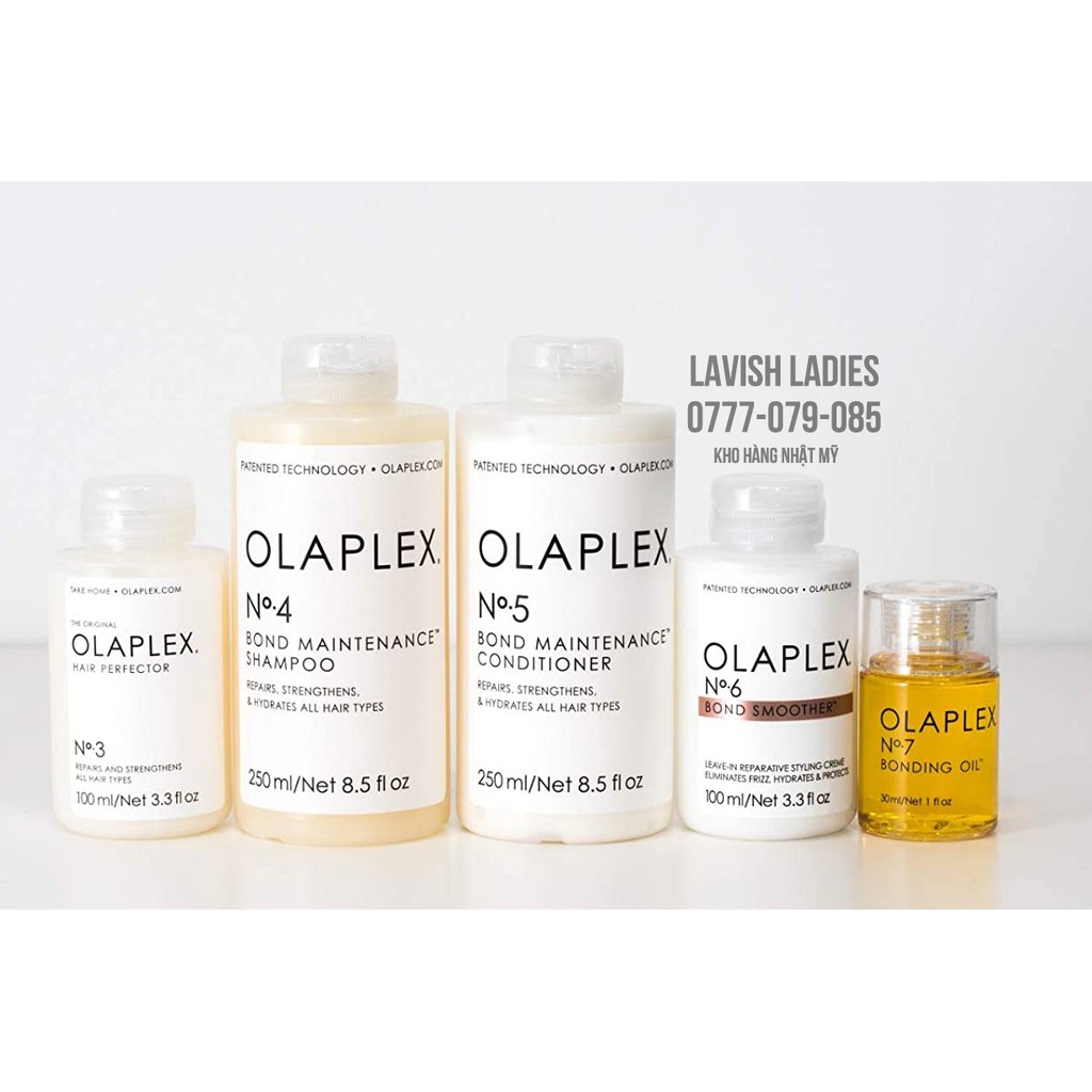 [Tách set] Gội xả dưỡng Olaplex phục hồi tóc chuyên nghiệp No.3 - No.4 - No.5 - No.6 - No.7