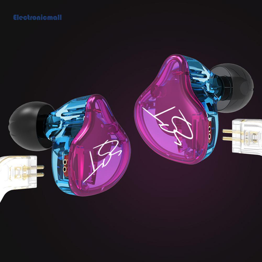 ElectronicMall01 KZ ZST 1BA+1DD Hybrid Driver HIFI In Ear Earphone DJ Monito Running Headset Earbuds