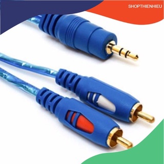 Cáp tín hiệu audio 3.5mm sang 2rca dài 10m Arigatoo