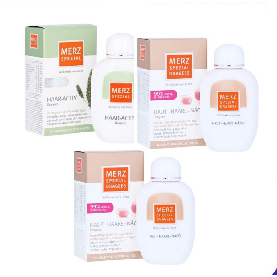 Viên uống mọc tóc Merz Special Haar-Activ 120 viên Đức giảm gãy rụng, kích mọc tóc nhanh