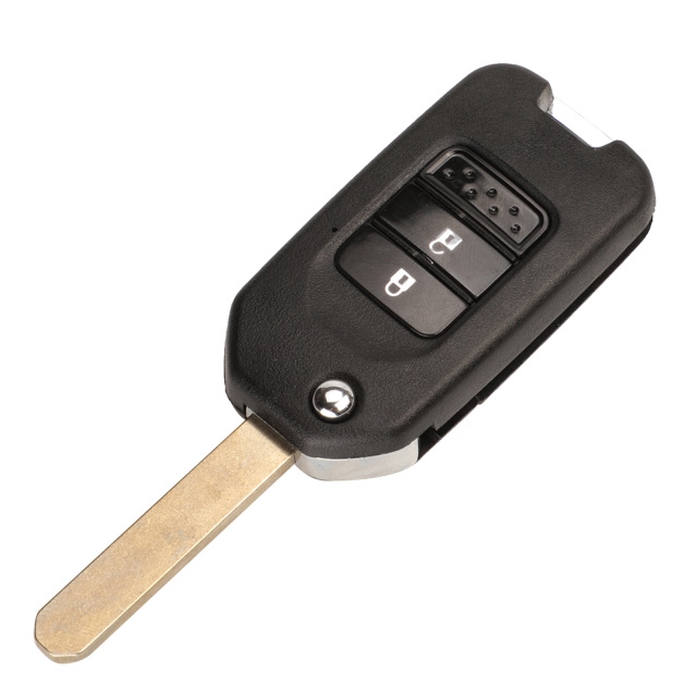 Vỏ chìa khóa điều khiển từ xa 2/3 nút cho Honda FIT XRV VEZEL CITY JAZZ CIVIC HRV BRV
