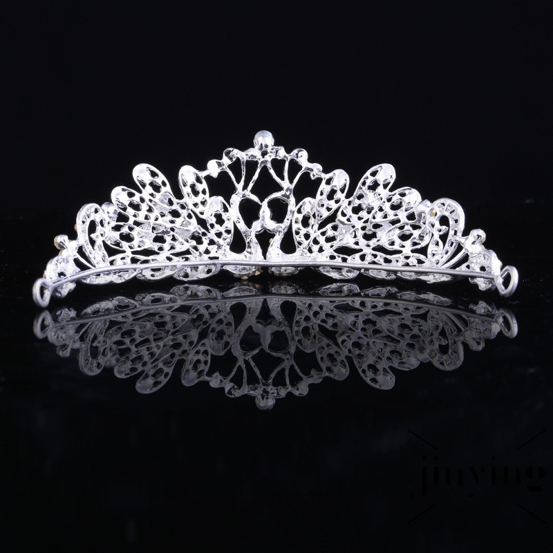 GETNOIVAS Vòng cài tóc hình thiên nga đính đá phong cách vintage