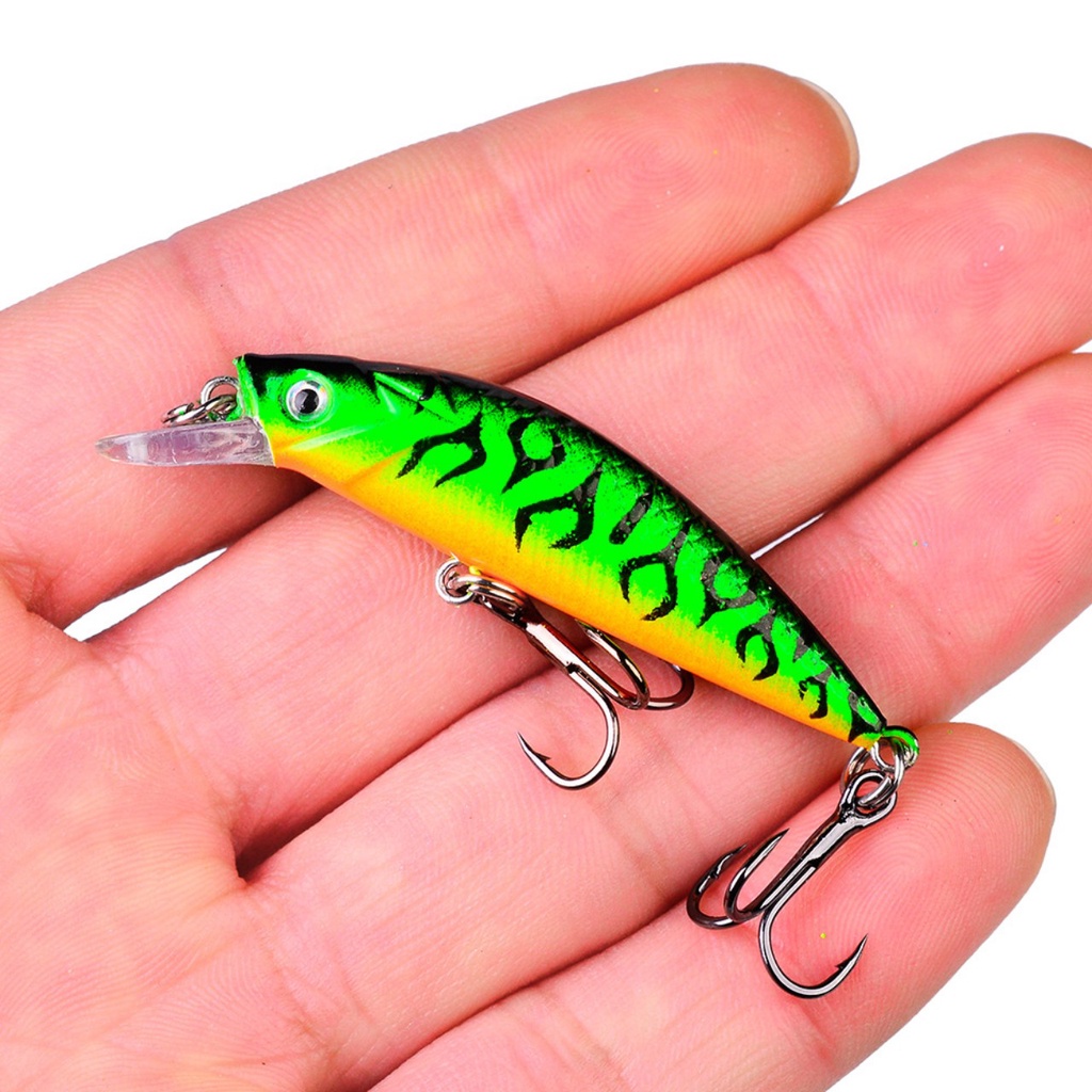 Mồi Câu Lure Cá Gỉa Minnow Dài 6cm nặng  6m _ Mồi Câu Cá Lóc _ Lure _ 11