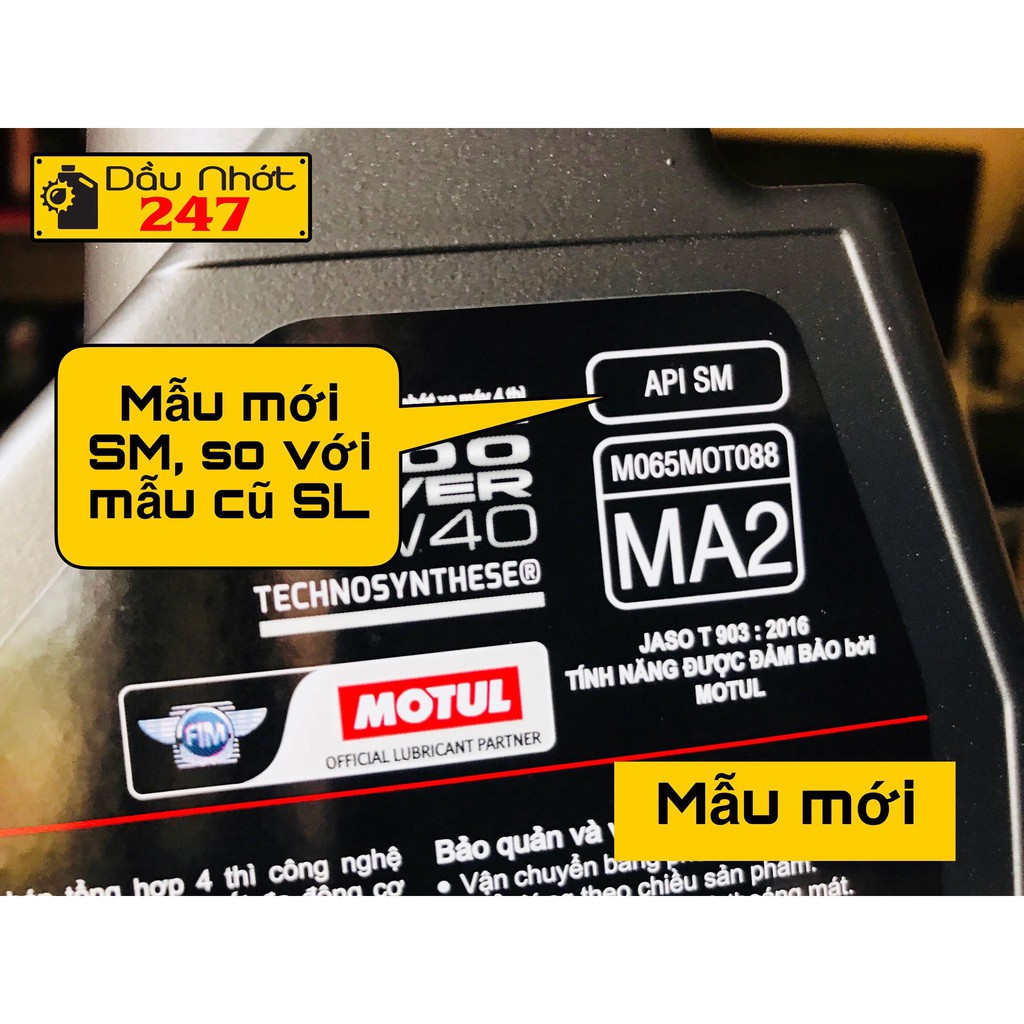 Dầu nhớt Motul Silver 3100 10w40 1L