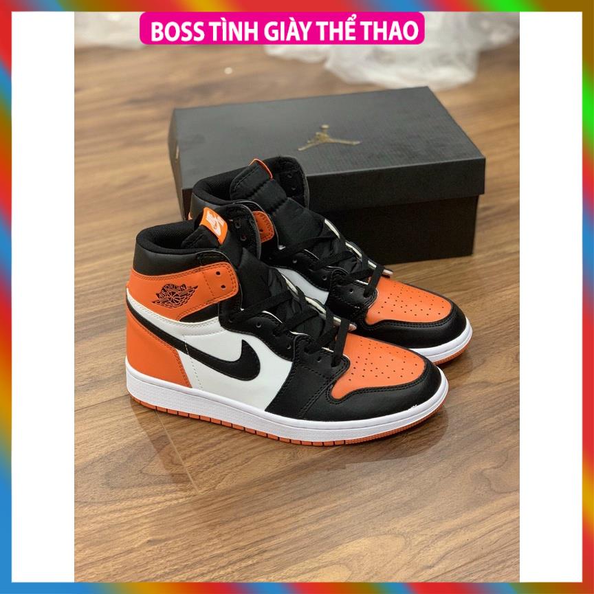[Full Box Bill]  Giày Jordan 1 Dark Mo_cha  Nam Nữ- Phiên Bản Tiêu Chuẩn. Giày thể thao Jordan 1 nâu cao hot hit-Tình