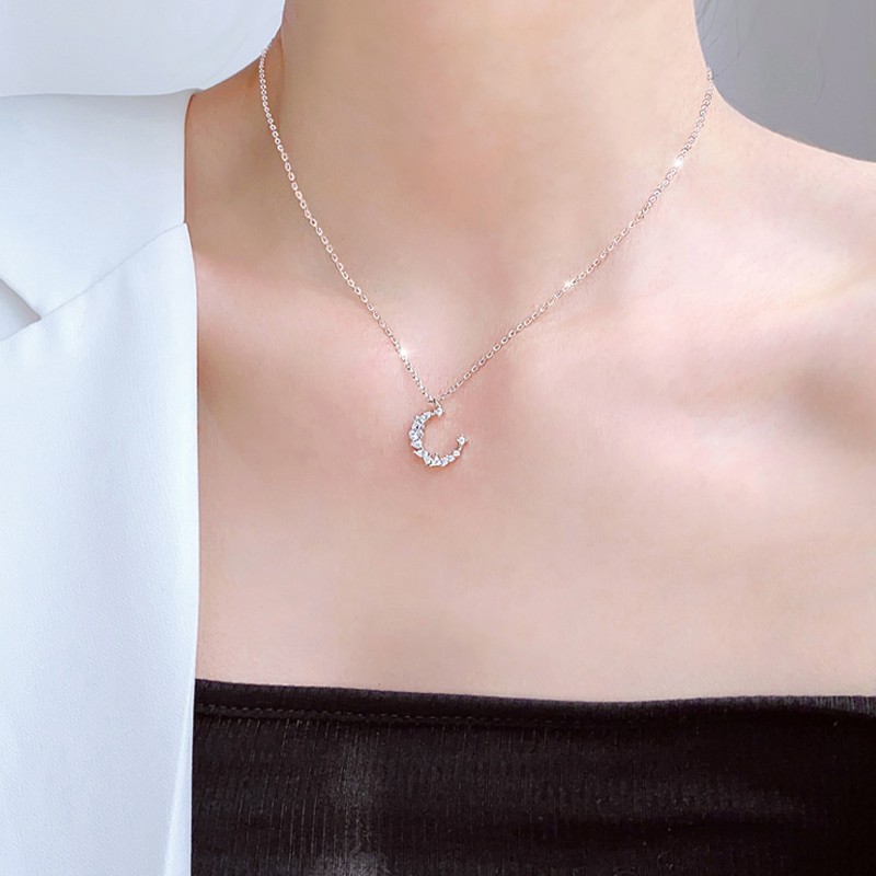 vòng cổ Mặt Trăng Đính Đá C109