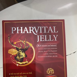 Đạm bổ Pharvital Jelly tăng cường thể lực cho người hoạt động nặng lao động trí óc, người vân động thể thao nhiều.