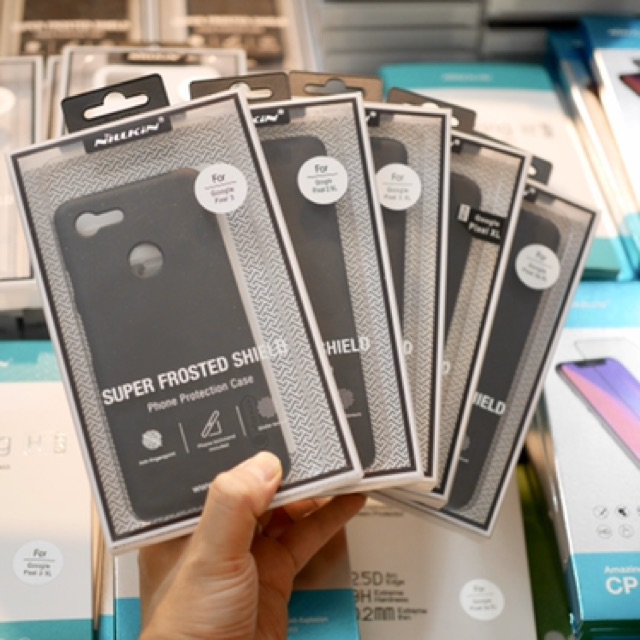 (Sẵn VN) Ốp bảo vệ Nillkin cho Google Pixel 4 / Pixel 3a / 3a XL / Pixel 2 XL / 2 / Pixel XL chống vân tay, dễ cầm nắm