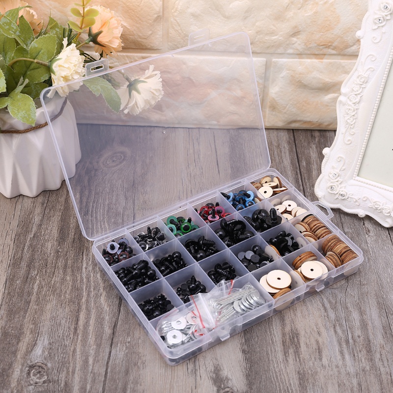 Bộ 566 Mắt Nhựa Tròn Có Thể Xoay Dùng Làm Búp Bê DIY