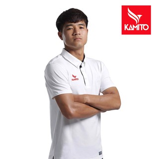 Áo polo thể thao nam 2020 trắng kamito