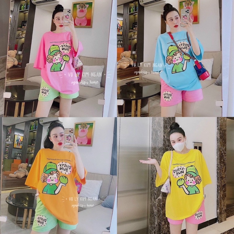 Bộ DUSTYBUN QĐ siêu Hot cute sẵn SLL