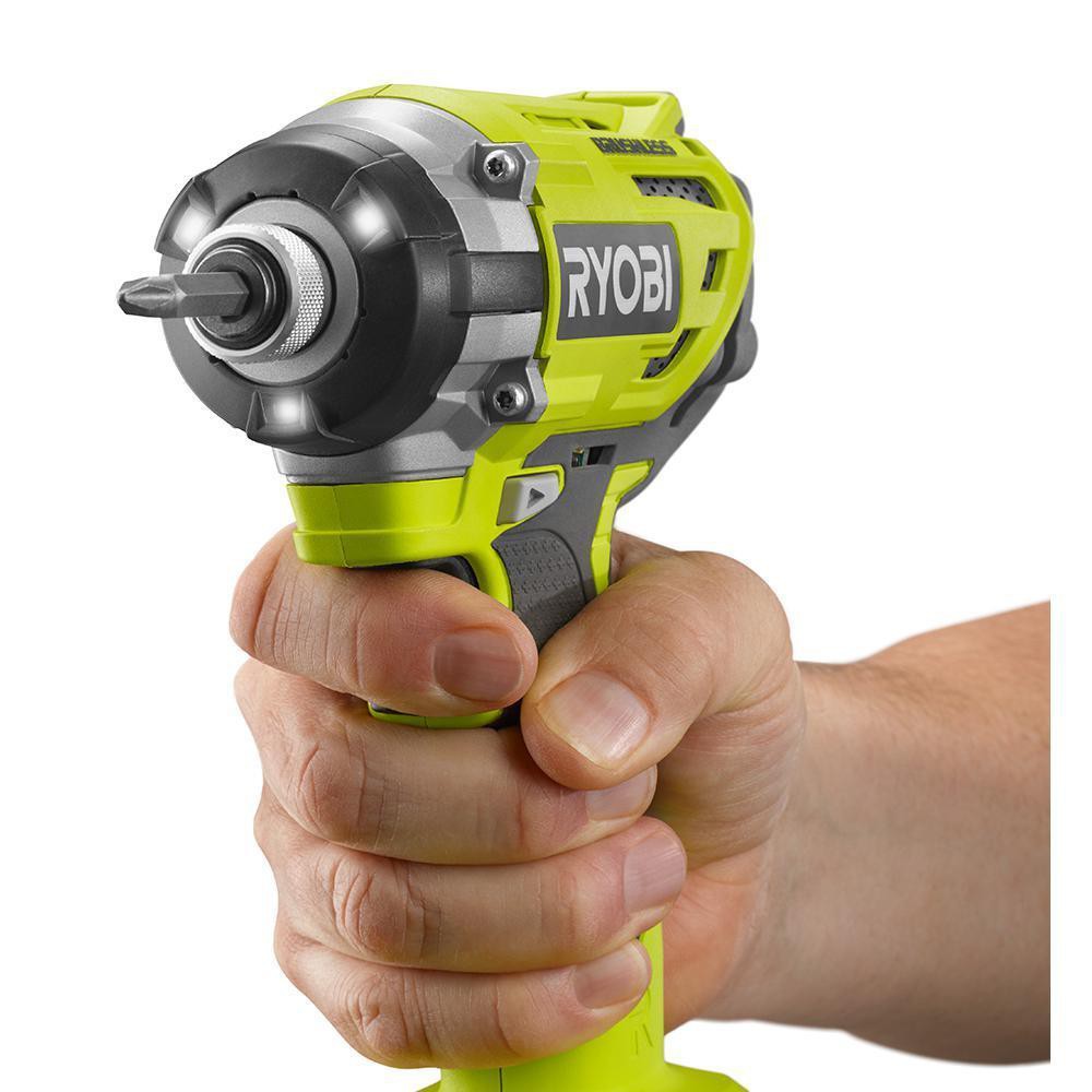 BN. Máy khoan vặn vít Brushless 3 cấp chỉnh lực Ryobi 18v P238 mới 100%.