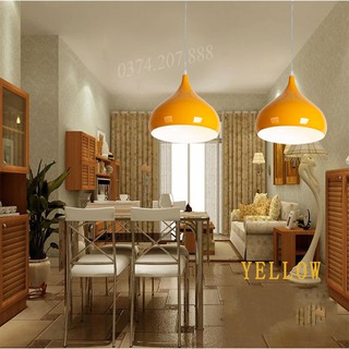 Đèn thả trần trang trí bàn ăn phòng khách hình giọt nước đường kính 320mm Đèn Led Chiếu Sáng TC