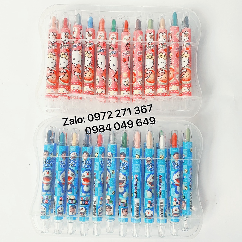 01 bộ Sáp vặn 24 màu xinh xắn cho bé