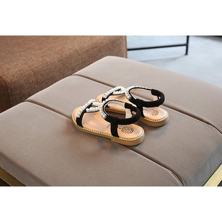 sandal bé gái size 21-30 cổ chun đính hạt