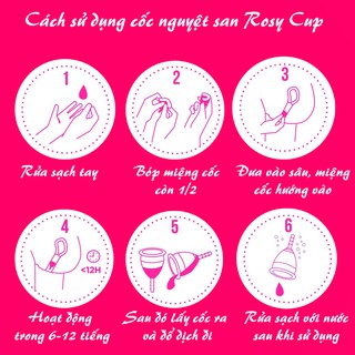 Cốc nguyệt san Rosy cup