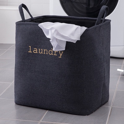 Giỏ vải EVA Laundry cotton đựng quần áo đa năng gấp gọn phong cách Châu Âu