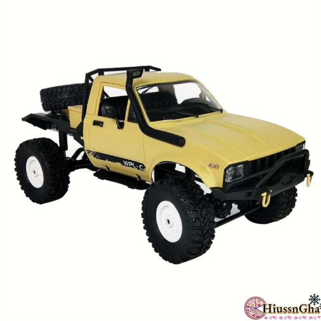 RC RC Bộ Xe Tải Đồ Chơi Điều Khiển Từ Xa Wpl C14 1: 16 2ch 4wd 2.4g