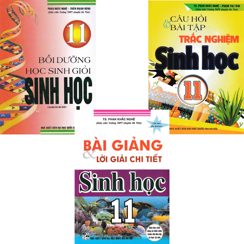 Sách - Combo Bồi Dưỡng Học Sinh Giỏi Sinh 11 , Bài Giảng Và Lời Giải Chi Tiết Sinh 11 , Câu Hỏi Và Bài Tập Sinh Học 11